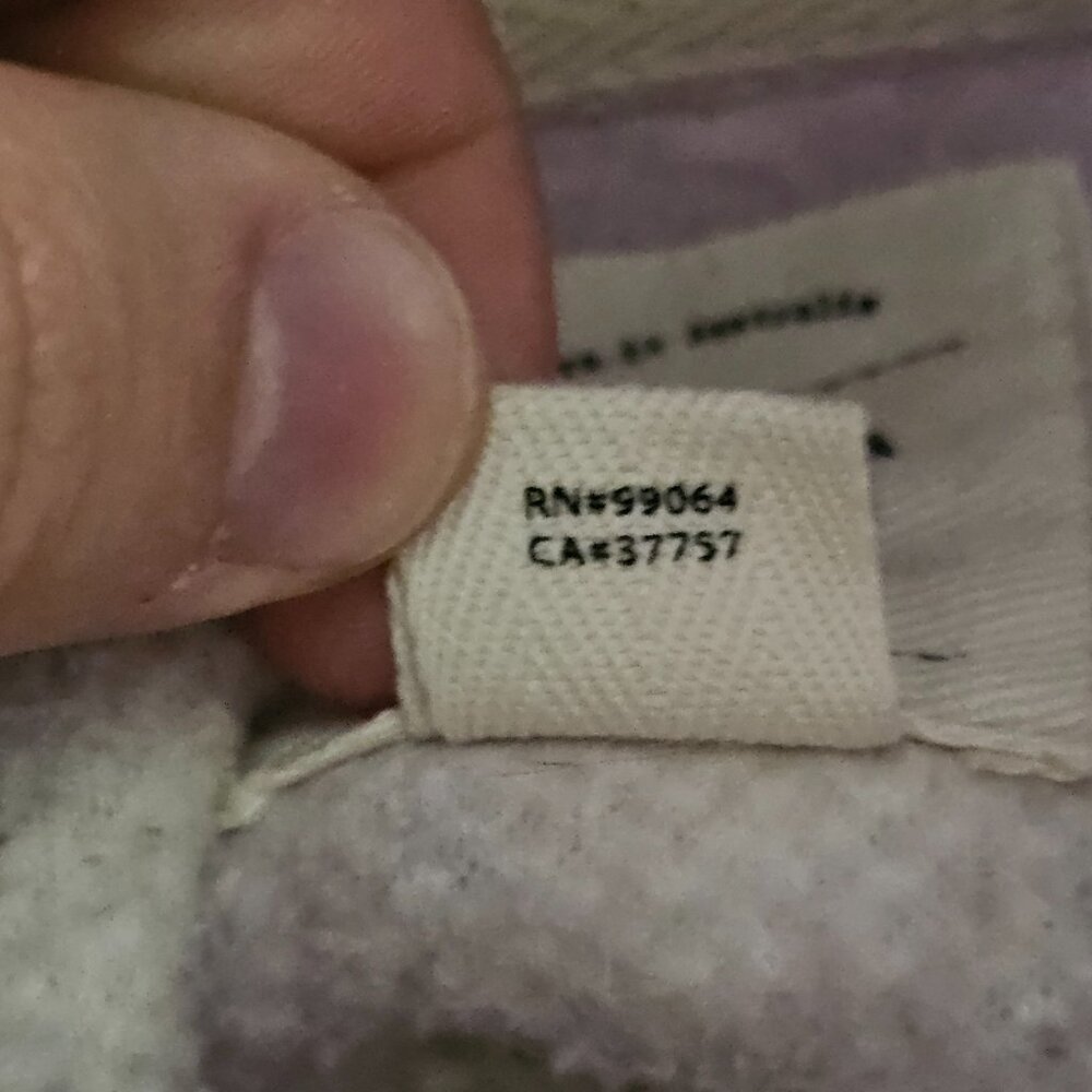 Billabong Sherpa Fleece Pullover Womens Large Lavender Creame Stripe 1/4 Zip - Picture 13 of 14
